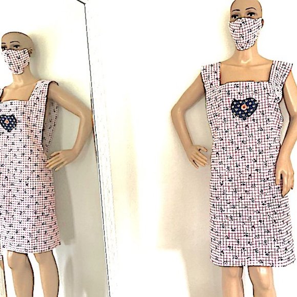 Pinafore Apron & Face Mask Foodie Gift - Picture 12 of 12
